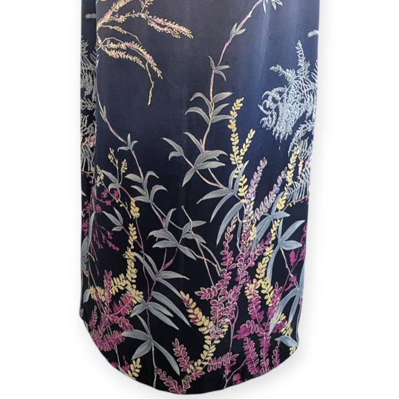 90s Rampage Slip Dress ~ Grungefairy Floral Cottage Slit Juniors Size 7 - Picture 11 of 11